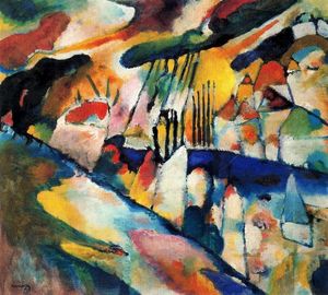 Wassily Kandinsky - Rainy landscape