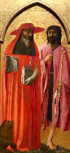 Masaccio (Ser Giovanni, Mone Cassai) - St Jerome and St John the Baptist