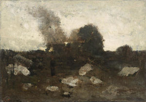 Odilon Redon - Landscape at Daybreak