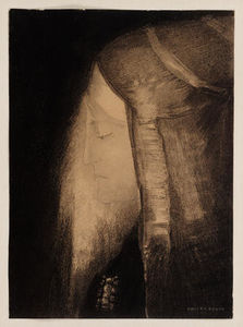 Odilon Redon - The Fairy (Profile of Light)