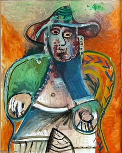 Pablo Picasso - Anciano sentado