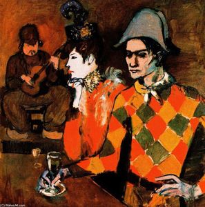 Pablo Picasso - At the --Lapin Agile--