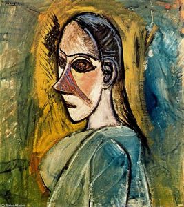 Pablo Picasso - Buste d-une --Demoiselle--