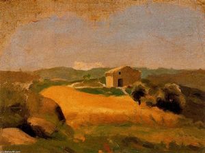 Pablo Picasso - Casa en un campo de trigo