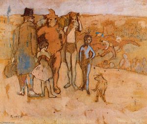 Pablo Picasso - Family of acrobats