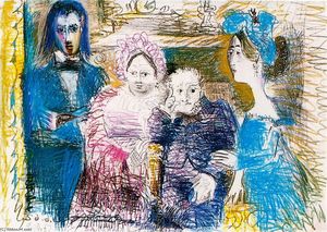 Pablo Picasso - Family Portrait