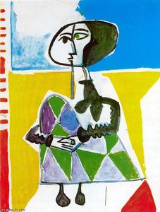 Pablo Picasso - Jacqueline en cuclillas 1