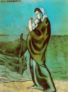 Pablo Picasso - Madre y niño a orillas del mar