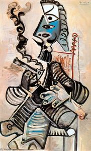 Pablo Picasso - Man with pipe