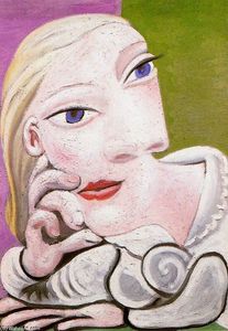 Pablo Picasso - Marie-Thérèse acodada