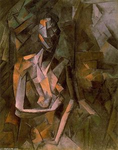 Pablo Picasso - Mujer desnuda sentada