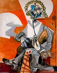 Pablo Picasso - Musketeer with pipe 1