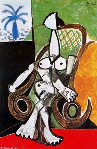 Pablo Picasso - Naked woman in the rocking chair
