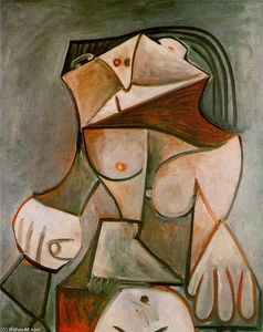 Pablo Picasso - Nude woman sitting 1