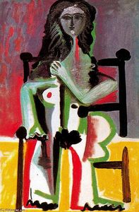 Pablo Picasso - Nude Woman Sitting in an Armchair 1