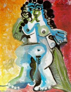 Pablo Picasso - Nude woman sitting