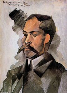 Pablo Picasso - Portrait of Manuel Pallarés