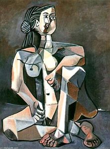 Pablo Picasso - Seated woman 7