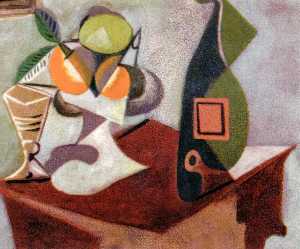Pablo Picasso - Still life with lemon and oranges