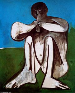 Pablo Picasso - THe flautist