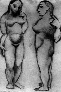 Pablo Picasso - Two naked women