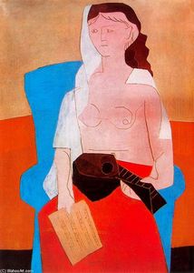 Pablo Picasso - Woman with mandoline