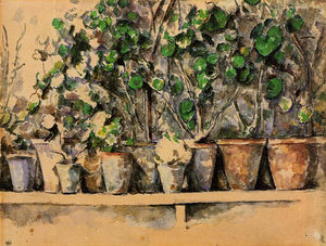 Paul Cezanne - Flower Pots