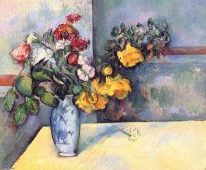 Paul Cezanne - Still Life Flowers in a Vase