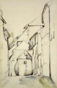 Paul Cezanne - The Church of Saint-Pierre in Avon