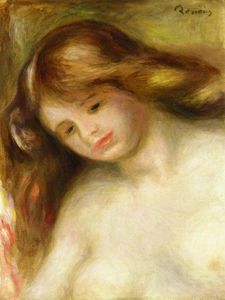 Pierre-Auguste Renoir - Bust of a Young Nude