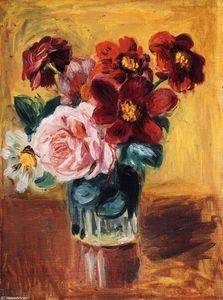 Pierre-Auguste Renoir - Flowers in a Vase