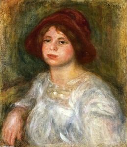 Pierre-Auguste Renoir - Girl in a Red Hat