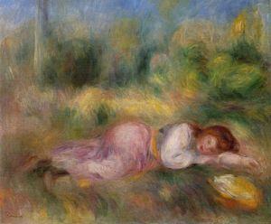 Pierre-Auguste Renoir - Girl Streched out on the Grass