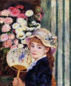 Pierre-Auguste Renoir - Girl with Fan