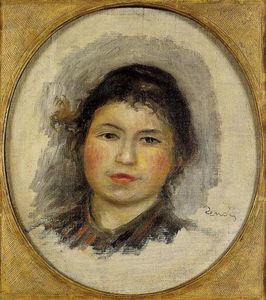 Pierre-Auguste Renoir - Head of a Young Woman 1