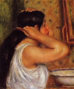 Pierre-Auguste Renoir - La Toilette - Woman Combing Her Hair