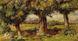 Pierre-Auguste Renoir - Landscape near Pont Aven