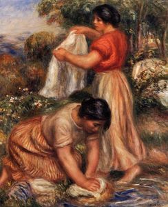 Pierre-Auguste Renoir - Laundresses 1