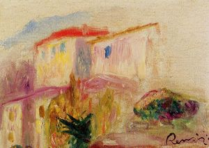 Pierre-Auguste Renoir - Le Poste at Cagnes (study)