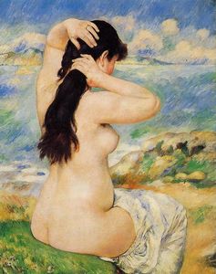 Pierre-Auguste Renoir - Nude Fixing Her Hair