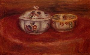 Pierre-Auguste Renoir - Sugar Bowl and Earthenware Bowl