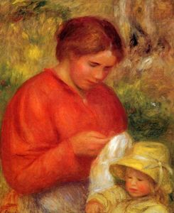 Pierre-Auguste Renoir - Woman and Child 1