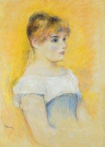 Pierre-Auguste Renoir - Young Girl in a Blue Corset