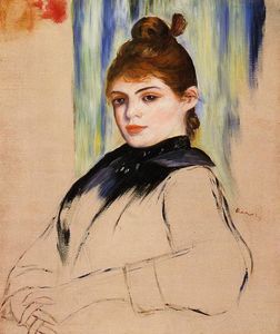 Pierre-Auguste Renoir - Young Woman with a Bun in Her Hair