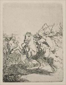 Rembrandt Van Rijn - A Battle-Piece