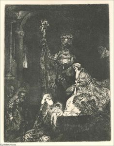  Artwork Replica The Presentation by Rembrandt Van Rijn (1606-1669, Netherlands) | WahooArt.com