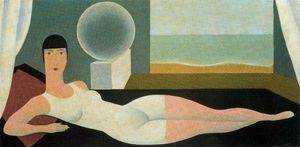 Rene Magritte - The Bather