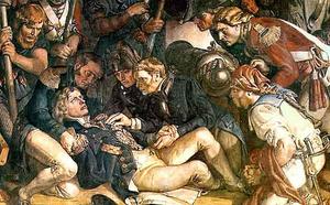 Daniel Maclise - The Death of Nelson (detail)