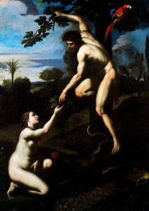 Domenichino (Domenico Zampieri) - Adam and Eve 1