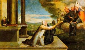 Domenico Di Pace Beccafumi - Altarpiece of the Stigmata St. Catherine